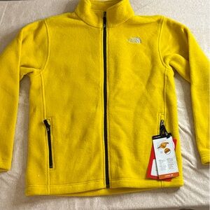 The North Face Bright Yellow Fleece Jacket YL